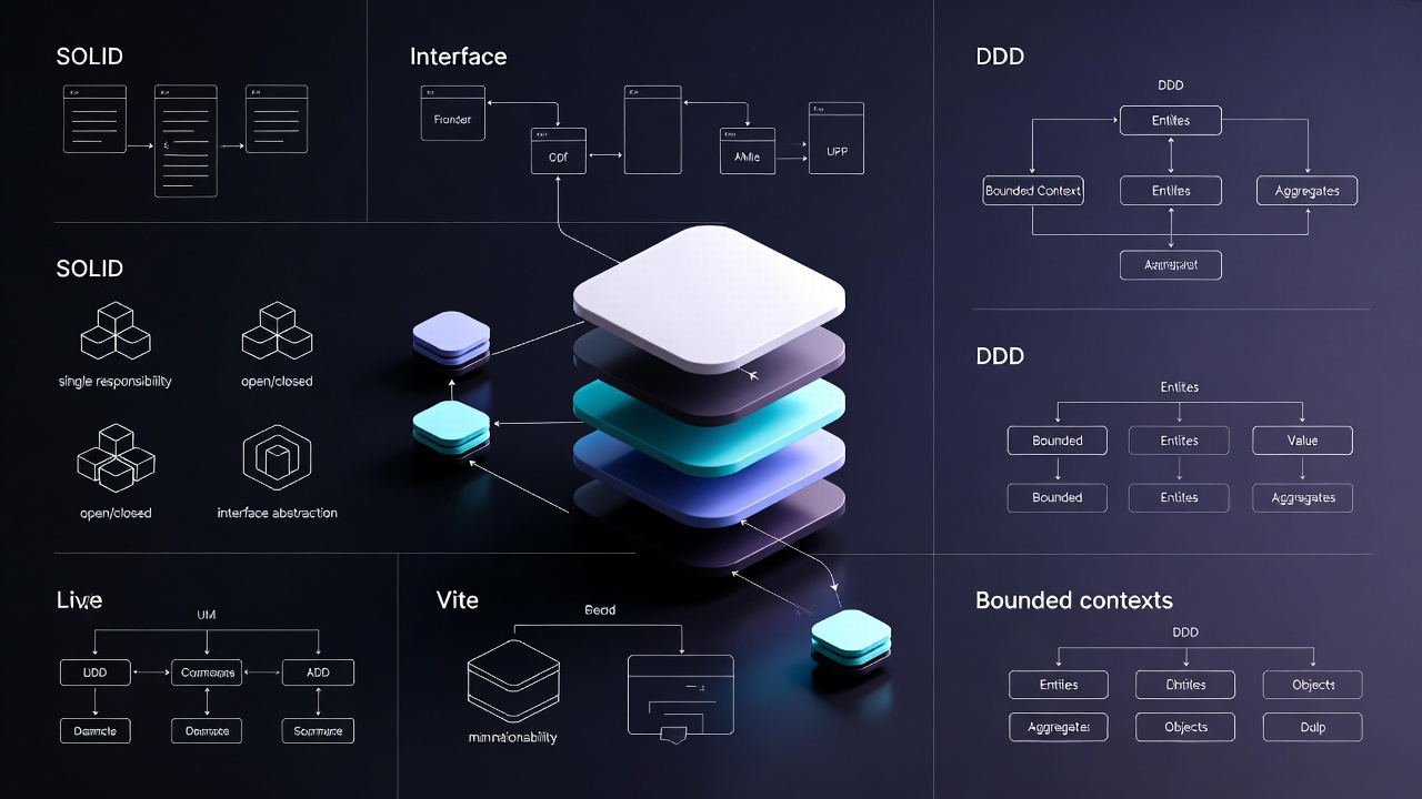 Featured image for SOLID Principles and Domain-Driven Design: A Developer's Guide